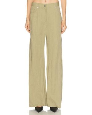 Helmut Lang Relaxed Bootcut Pant - Natural