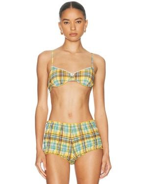 Solid & Striped The Daphne Bikini Top - Green