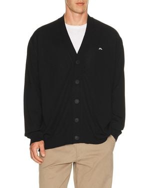 J.Lindeberg Lucas Knitted Cardigan - Black