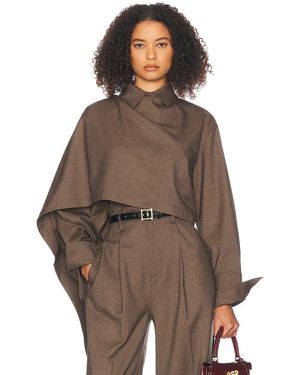Helsa The Left Bank Layered Shirt - Brown
