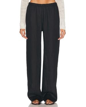 Enza Costa Linen Everywhere Pant - Black