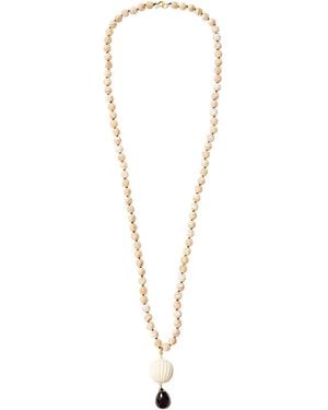 Chan Luu Pearl Pendant Necklace - White