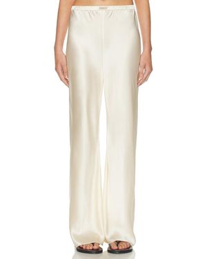 Comme Si Bias Cut Pant - White