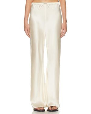 Comme Si Bias Cut Pant - White