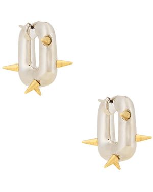 Acne Studios Hoop Spike Earrings - Metallic