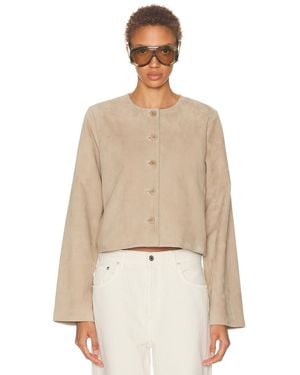 SRG Jemma Suede Jacket - Natural