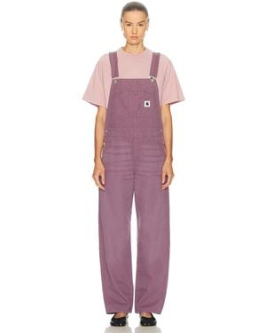 Carhartt Bib Overall Straight - Purple