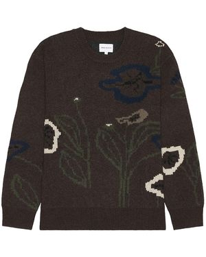 Norse Projects Rune Jacquard Sweater - Black