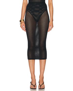 Wardrobe NYC X Rosie Huntington-whiteley Web Skirt - Black