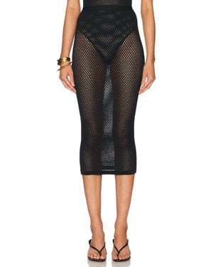Wardrobe NYC X Rosie Huntington-whiteley Web Skirt - Black