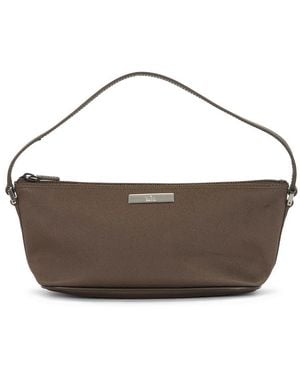 Gucci Gg Boat Pochette Shoulder Bag - Brown