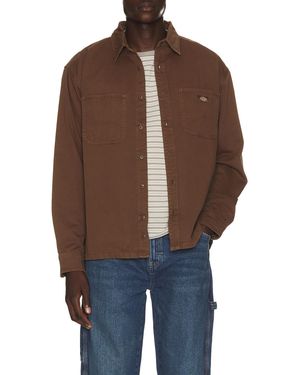 Dickies 247 Garment Dyed Work Shirt - Brown