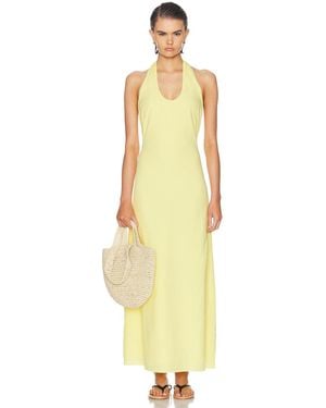 SIR. Rochelle Halter Maxi Dress - Yellow