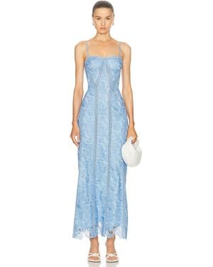 Rococo Sand Midi Dress - Blue