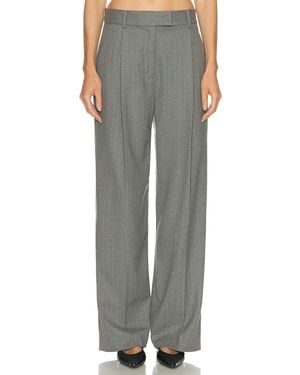 RENGGLI Pinstripe Trouser - Gray