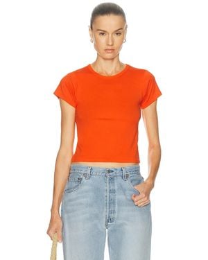 ÉTERNE Short Sleeve Baby Tee - Orange