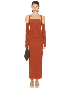 SIR. Rosseli Gathered Midi Dress