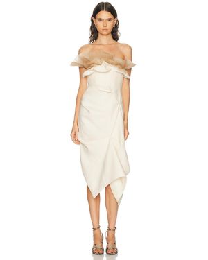 KHAITE Salm Dress - White