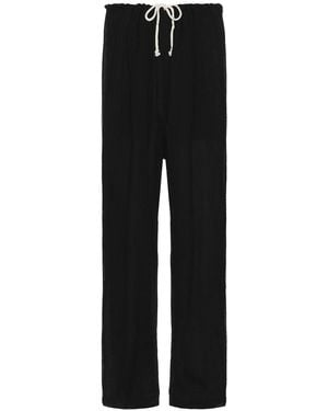 Connor McKnight Crinkle Pajama Pant - Black