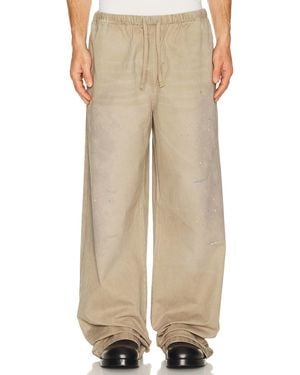 Acne Studios Plott Peached Light Cotton Twill Pant - Natural