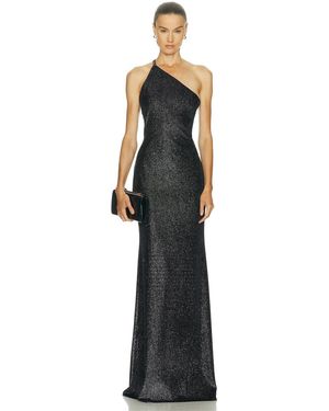 The Sei One Shoulder Gown - Black