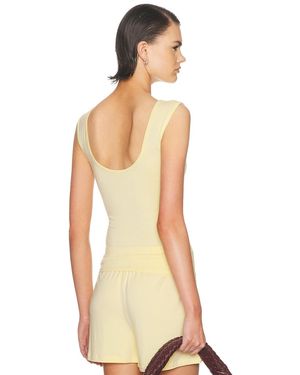 Kye Bateau Sleeveless Top - Natural