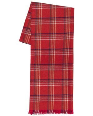 Bode Gable Plaid Scarf - Red