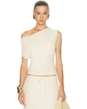 SRG Tamilore Asymmetric Top - White