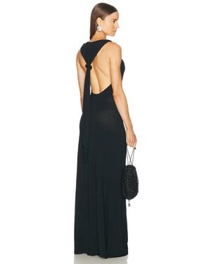 SRG Araminta Knit Twist Gown - Blue