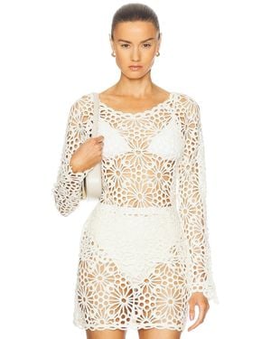 Norma Kamali Off Shoulder Raglan Top - Natural
