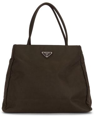 Prada Tessuto Tote Bag - Black