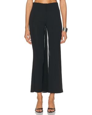 Courreges Infinity Pleats Jersey Pant - Black