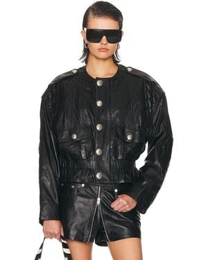 R13 Oversized Crewneck Jacket - Black