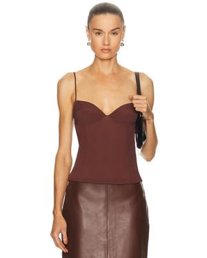 St. Agni Silk Cami - Red