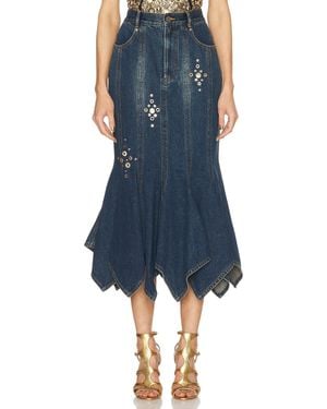 Area Crystal Skirt - Blue