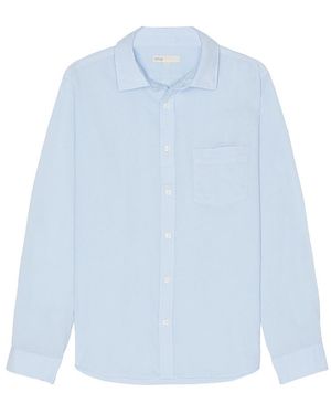 Onia Garment Dye Cotton Voile Shirt - Blue