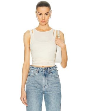 GRLFRND Layering Jersey Tank Set - Blue