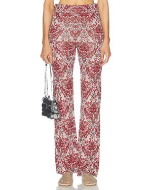Rabanne High Waisted legging - Red