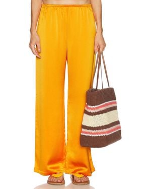 Leset Barb Wide Leg Pant - Orange