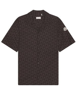 Moncler Short Sleeve Shirt - Black