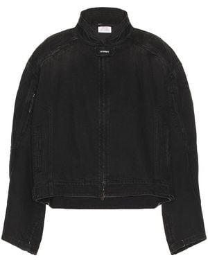 Vetements Racing Denim Jacket - Black