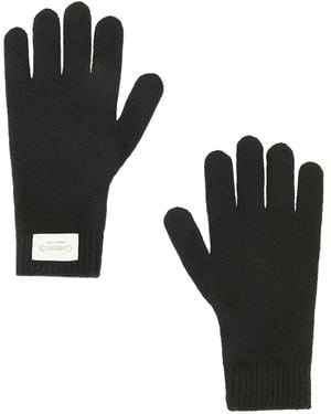 Comme Si Cashmere Short Gloves - Black