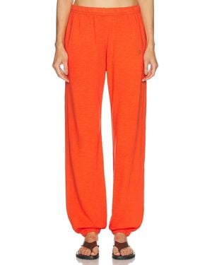 ÉTERNE Boyfriend Pocket Sweatpant - Orange