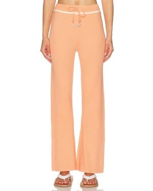 La Porte Summer Knit Pant - Orange