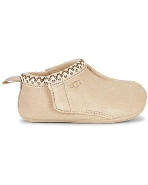 UGG Baby Tasman Slipper & Lovey Gift Set - Natural