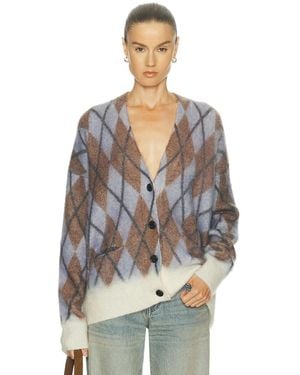 Acne Studios Katcher Mohair Cardigan - Gray