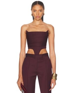 Alex Perry Corset Top - Purple