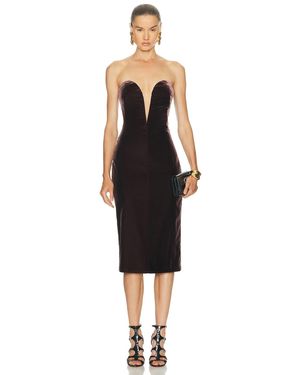 Tom Ford Strapless Cocktail Dress - Black