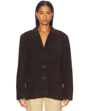 STAUD Corrine Leather Jacket - Black