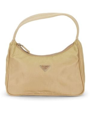 Prada Tessuto Sport Hobo Bag - White